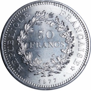 Francja, 50 franków 1977, Paryż - oryginalne opakowanie