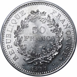Francie, 50 franků 1977, Paříž