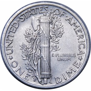 USA, 1 desetník 1940 S Mercury