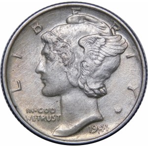 USA, 1 cent 1941 Mercury