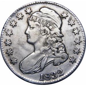 USA, 50 Cents 1832 Geschlossene Büste