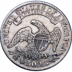 USA, 50 centů 1832 Capped Bust