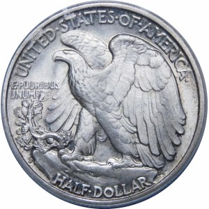 USA, 50 centů 1941 S Liberty Walking