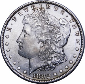 USA, $1 1882 Morgan Dollar