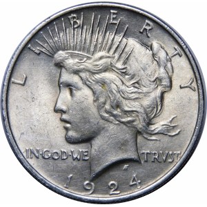 USA, 1 dolar 1924 Peace