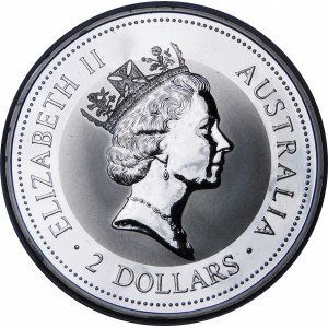 Austrália, $2 1995 Kookaburra