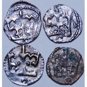 Casimir IV Jagiellonian, Denarius of Cracow - set (pcs. 4)