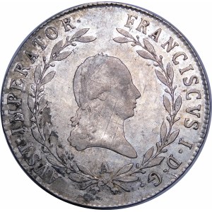 Rakúsko, František II., 20 krajcars 1819 A Viedeň