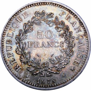 Francie, 50 franků 1978, Paříž