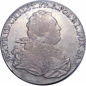 Friedrich Krystian, Thaler 1763 FWóF, Drážďany