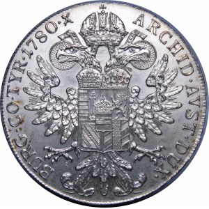 Austria, Maria Teresa, Talar 1780 nowe bicie