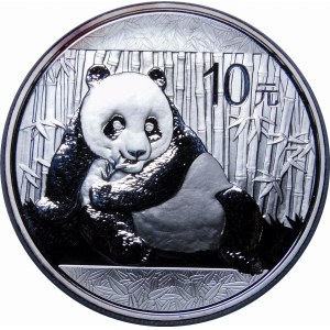 Chiny, 10 yuan 2015 Panda