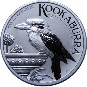 Austrália, 1 2022 USD Kookaburra
