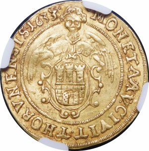 Ladislaus IV Vasa, Ducat 1633, Torun - without I-I - rare