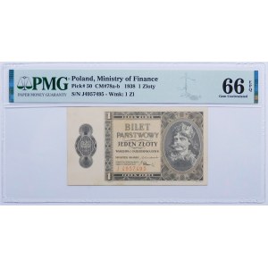1 złoty 1938 ser. J