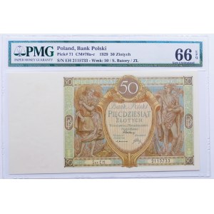 50 zlatých 1929 sér. EH.