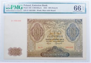 100 złotych 1941 ser. D