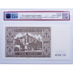 1000 PLN 1941 reconstruction - MCSM 739