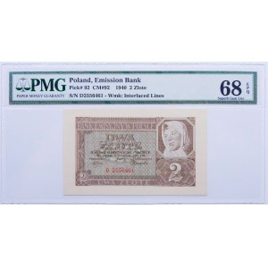 2 Zloty 1940 ser. D - EINS