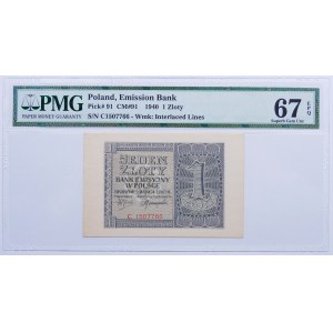 1 złoty 1940 ser. C