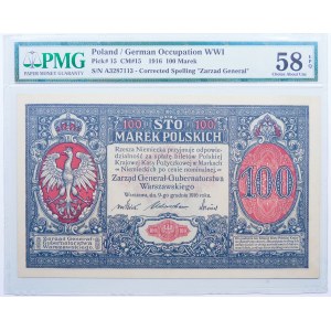100 polských marek 1916 - Obecné - A