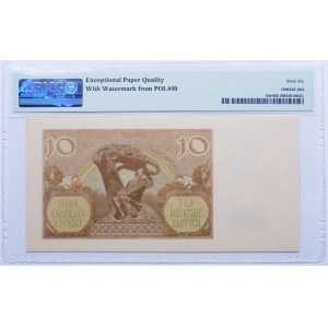 10 złotych 1940 - INNY ZNAK WODNY - JEDYNY