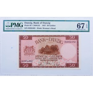 50 guldenů 1937 WMG ser. H