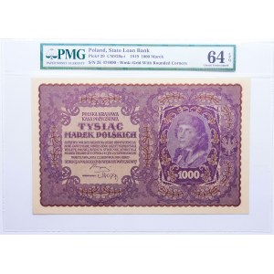 1.000 Polnische Mark 1919 2. Serie E