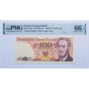 100 złotych 1988 ser. RG