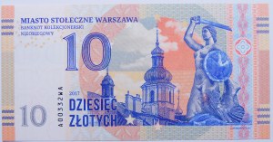 Bon kolekcjonerski - nieobiegowy - 10 złotych 2017 - Warszawa