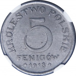 5 fenigów 1918