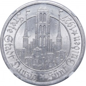 5 Gulden 1927 Kirche - EXCELLENT