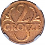 2 grosze 1938 - EFEKT PROOF-LIKE