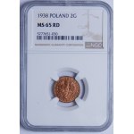 2 pennies 1938 - PROOF-LIKE EFFECT