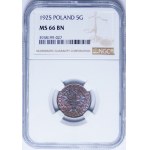 5 pennies 1925 - EXCELLENT