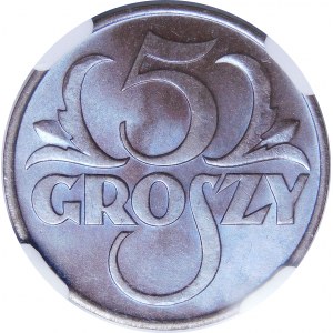 5 groszy 1936 - UNIKATOWY STAN