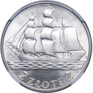 2 gold Sailing ship 1936