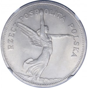 5 złotych Nike 1928 ZZM Warszawa - OKAZOWA - UNIKATOWA