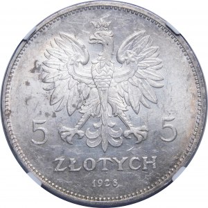 5 złotych Nike 1928 BZM Bruksela