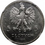 5 Zlatý prapor 1930 - PROOFLIKE - EXCEPTIONÁLNÍ