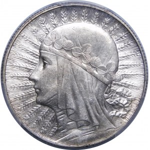 5 Gold Kopf einer Frau 1932 BZM