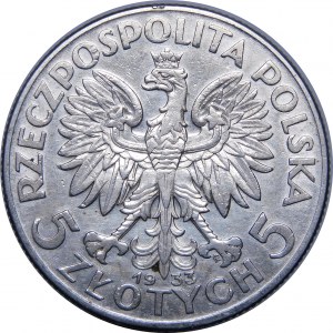 5 złotych Głowa Kobiety 1933