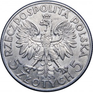 5 złotych Głowa Kobiety 1933