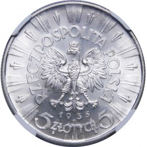 5 gold Pilsudski 1935 - EXCELLENT