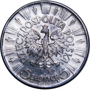 5 złotych Piłsudski 1936