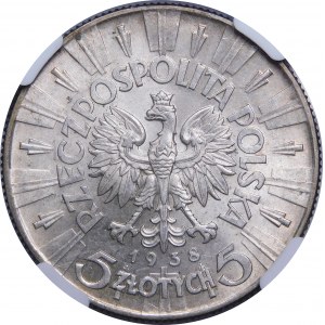 5 złotych Piłsudski 1938