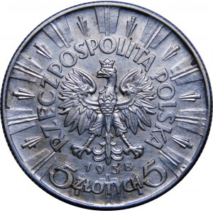 5 złotych Piłsudski 1938