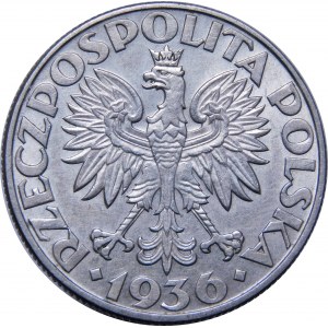 5 złotych Żaglowiec 1936