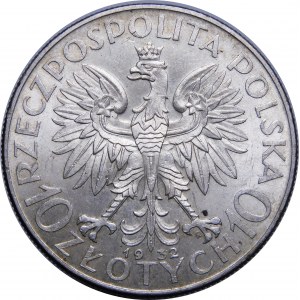 10 złotych Głowa Kobiety 1932 ZZM