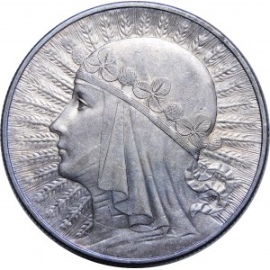 10 złotych Głowa Kobiety 1933